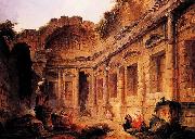 Robert Henri Interior of the Temple of Diana at Nimes Germany oil painting artist